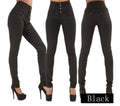 Fashion Women Pencil Elastic High Waist Jeans